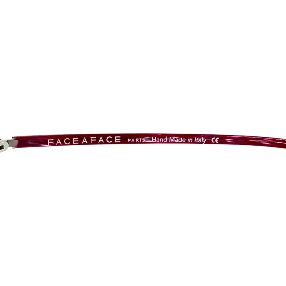 Face A Face Bulle 2 Womens Plastic Eyeglass Frame 3006 Pink Blush Crystal 50-18